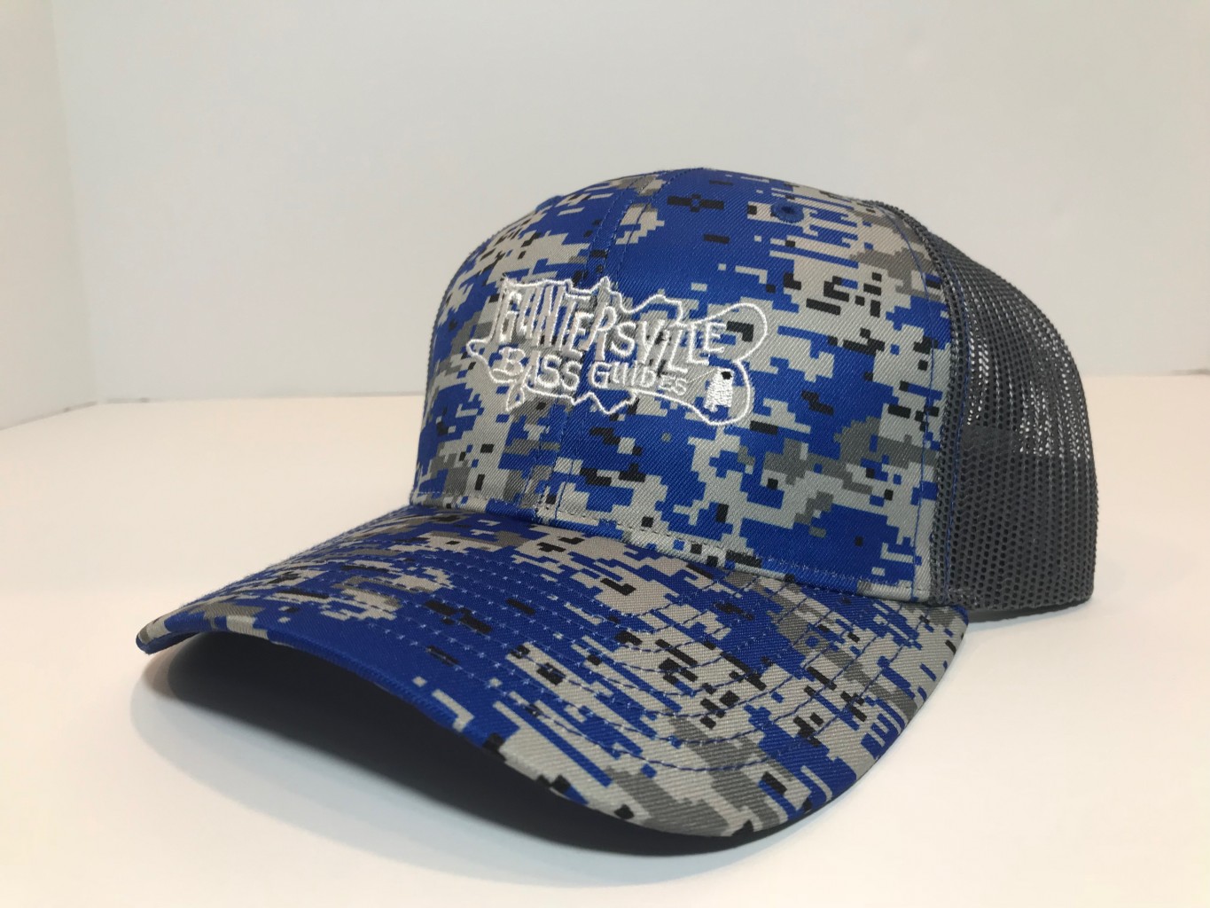 GUNTERSVILLE BASS GUIDES HATS DIGITAL CAMO