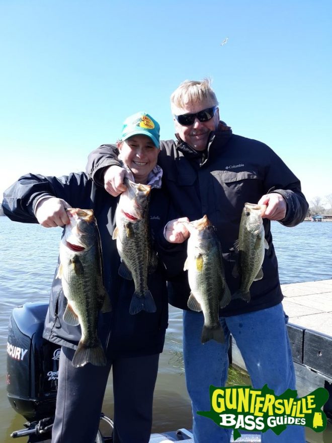 Guntersville Bass Guides March Fishing
