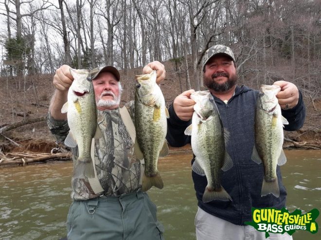 Guntersville Bass Guides March Fishing