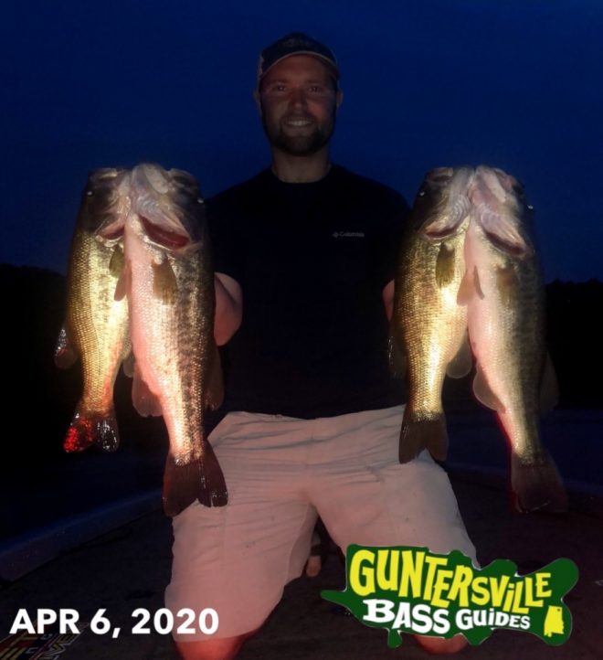 GUNTERSVILLE BASS GUIDES SPRING TIME FISHING