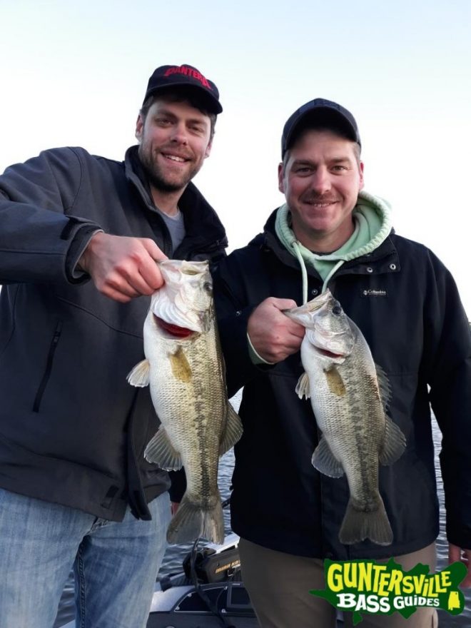 GUNTERSVILLE BASS GUIDES SPRING TIME FISHING