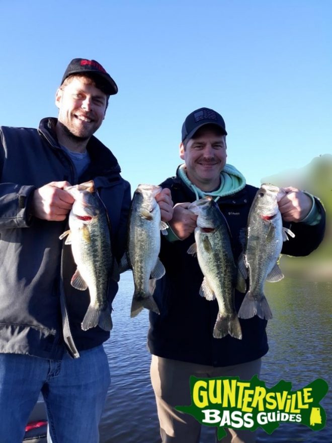GUNTERSVILLE BASS GUIDES SPRING TIME FISHING
