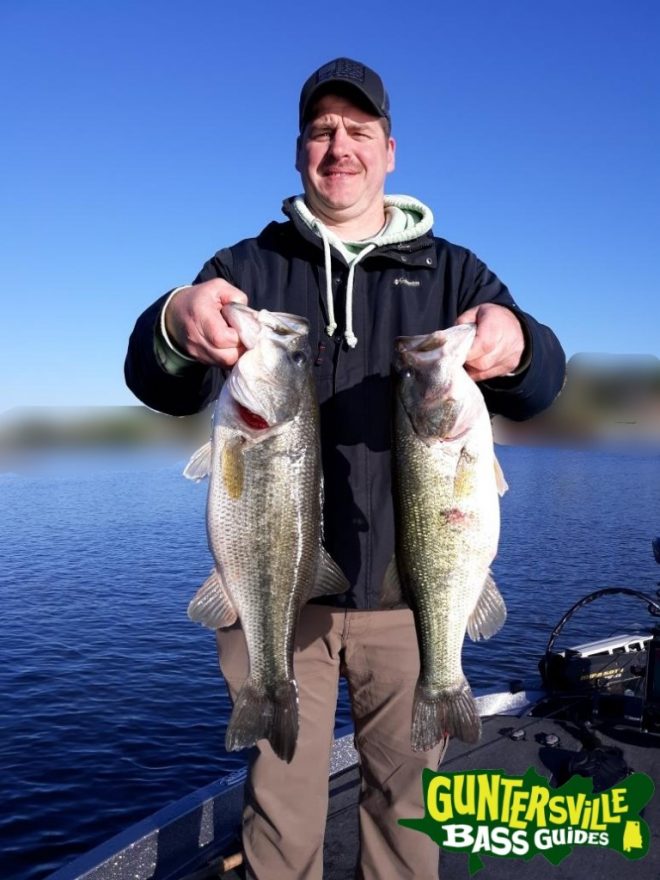 GUNTERSVILLE BASS GUIDES SPRING TIME FISHING