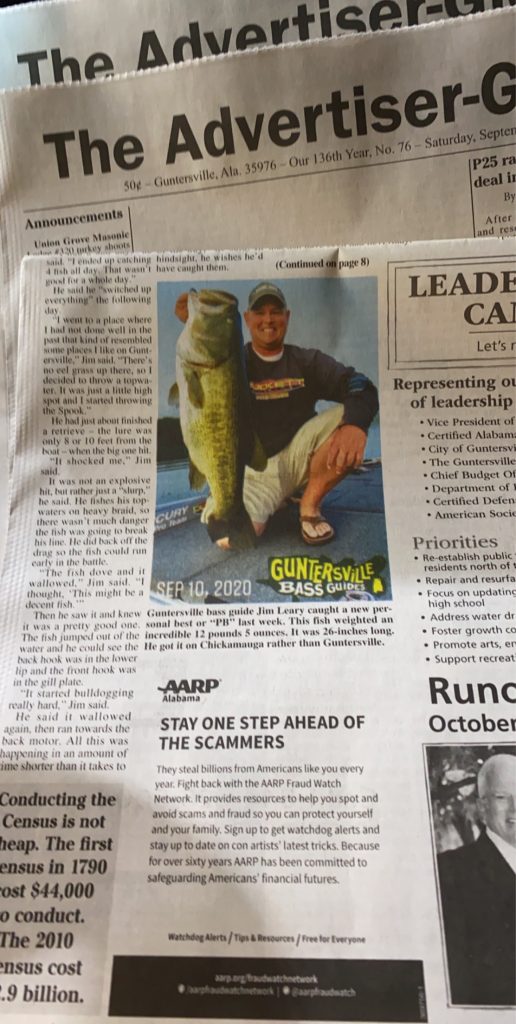 GUNTERSVILLE BASS GUIDES