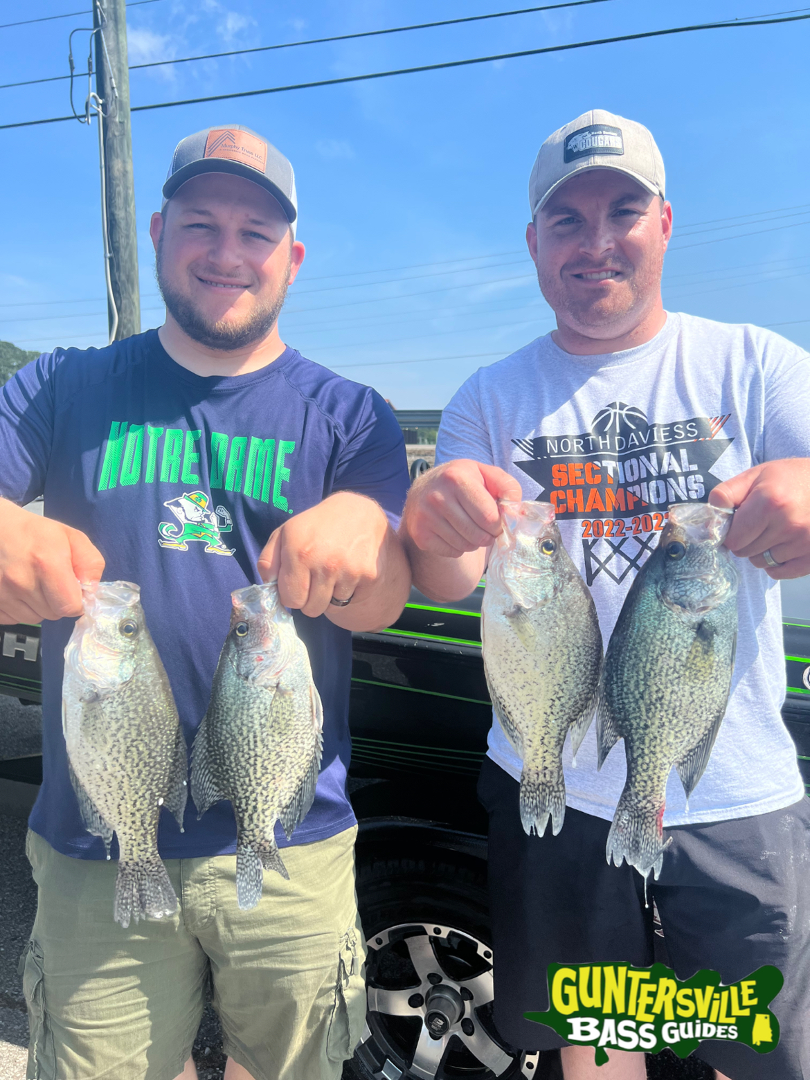 Captain Scott Jernigan guided crappie fishing trip on Lake Guntersville