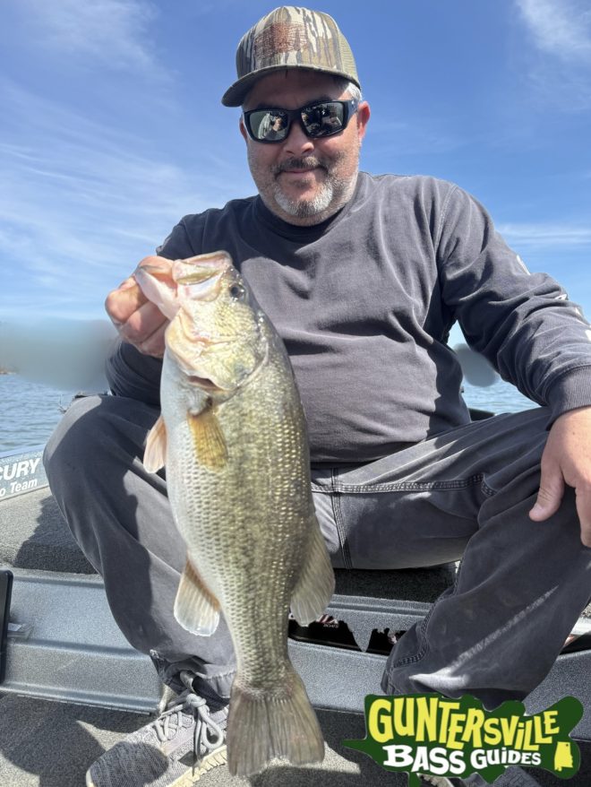 Lake Guntersville’s Mayor with a Big bass Guntersville bass guides