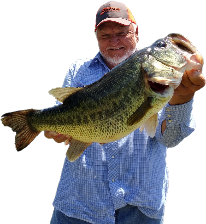 Captain Phillip Criss holding a large Lake Guntersville bass