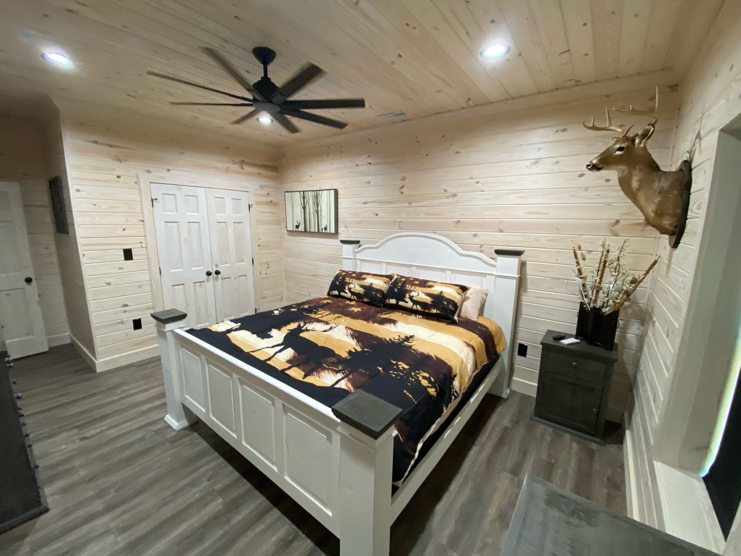 Barndominium master bedroom