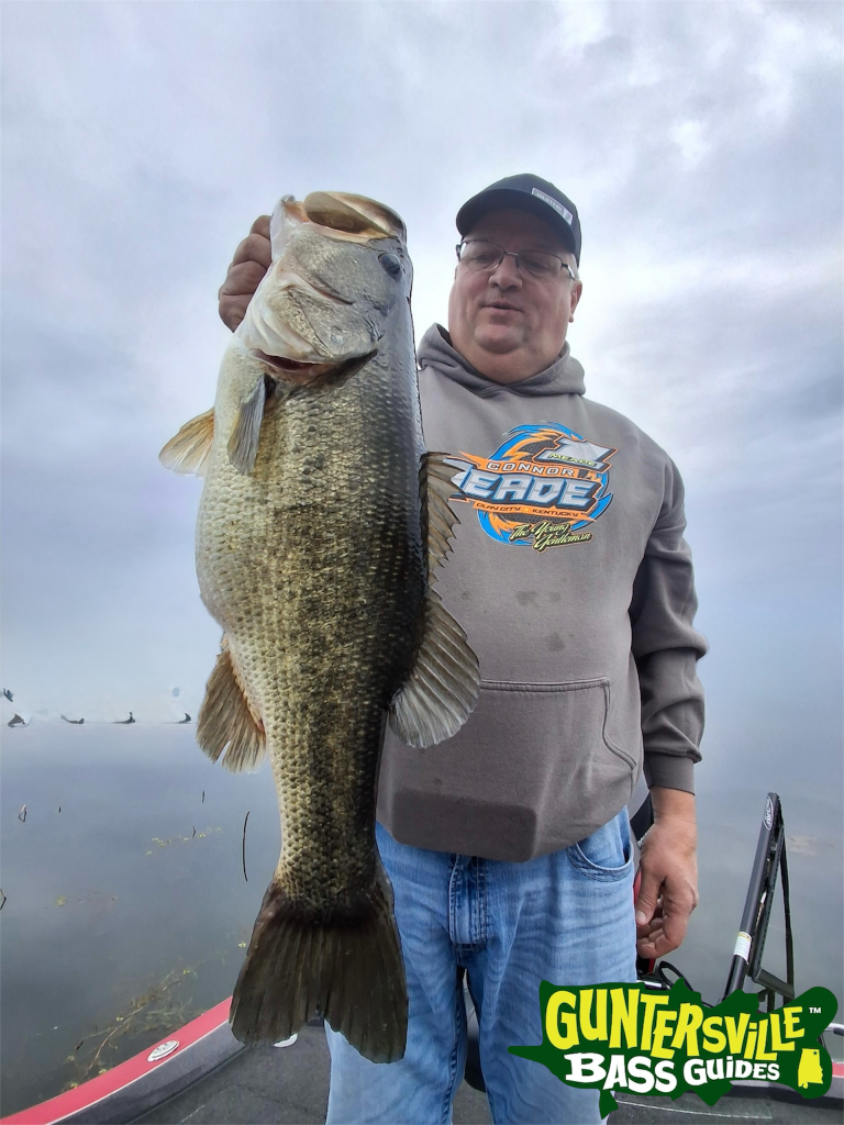 Big Bass On Lake Guntersville With Best Guide Service Guntersville Bass Guides
