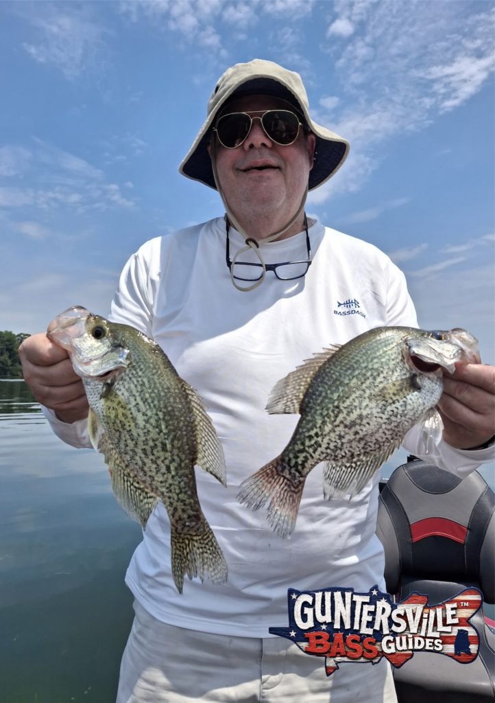 Lake Guntersville crappie fishing trip catch