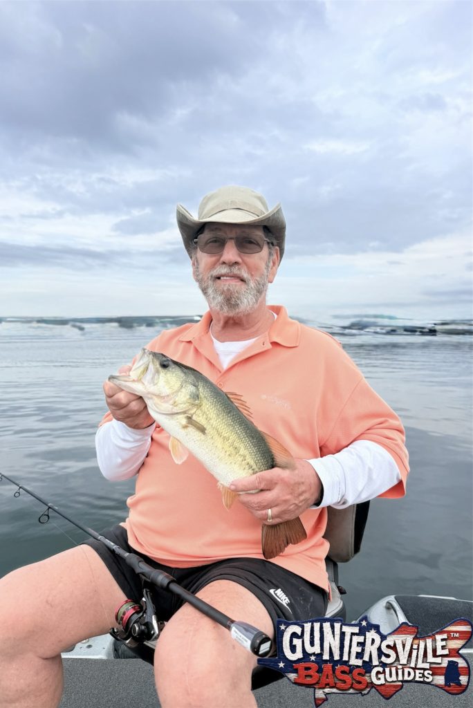 Lake Guntersville bass caught during late May transition