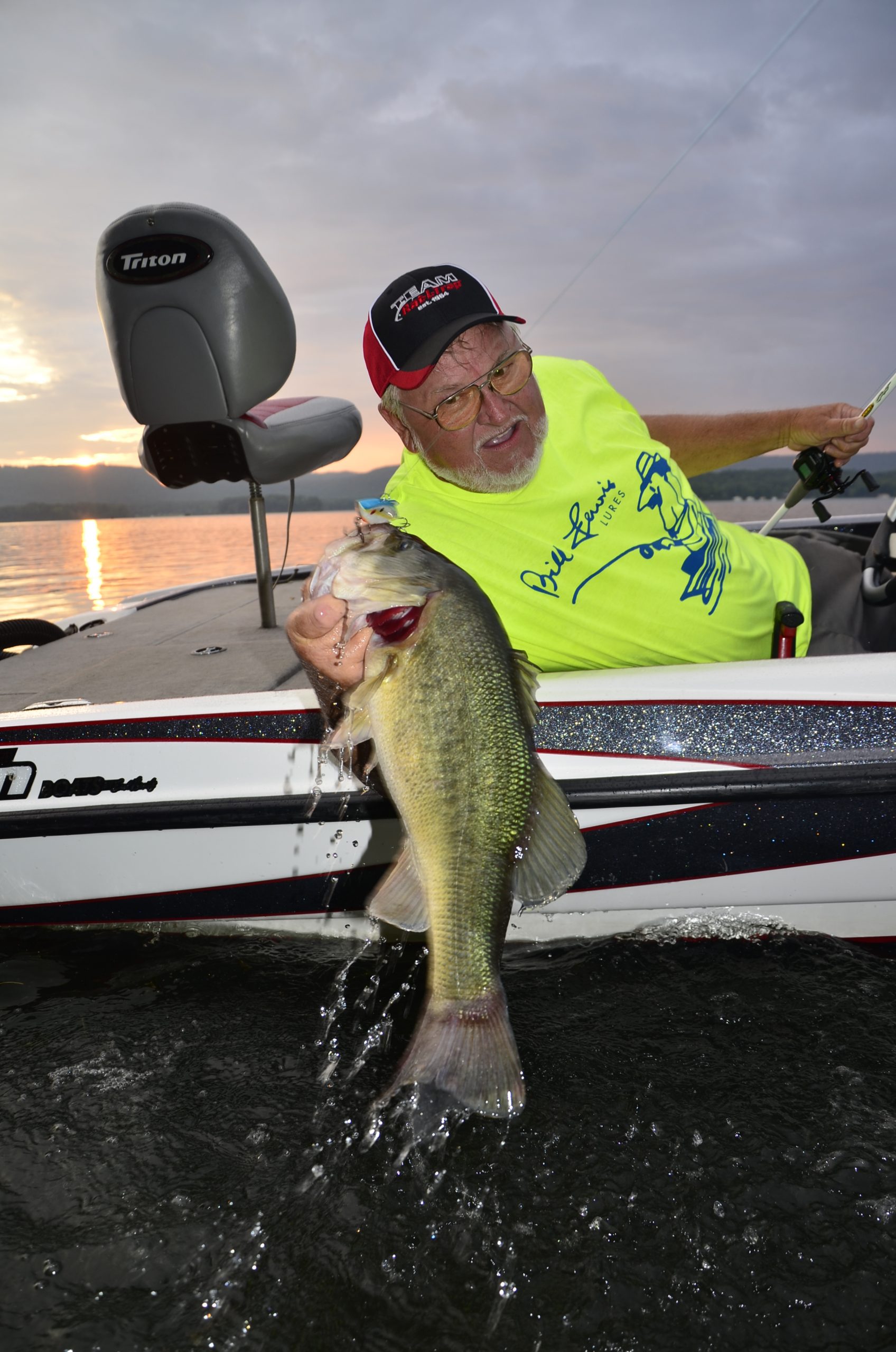 Captain Phillip Criss bass fishing on Lake Guntersville