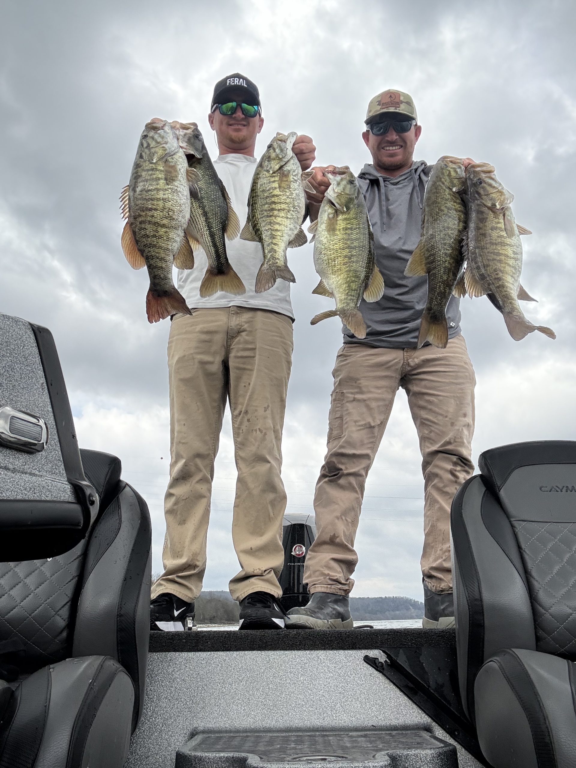 Captain Myles Murray with a Lake Guntersville bass