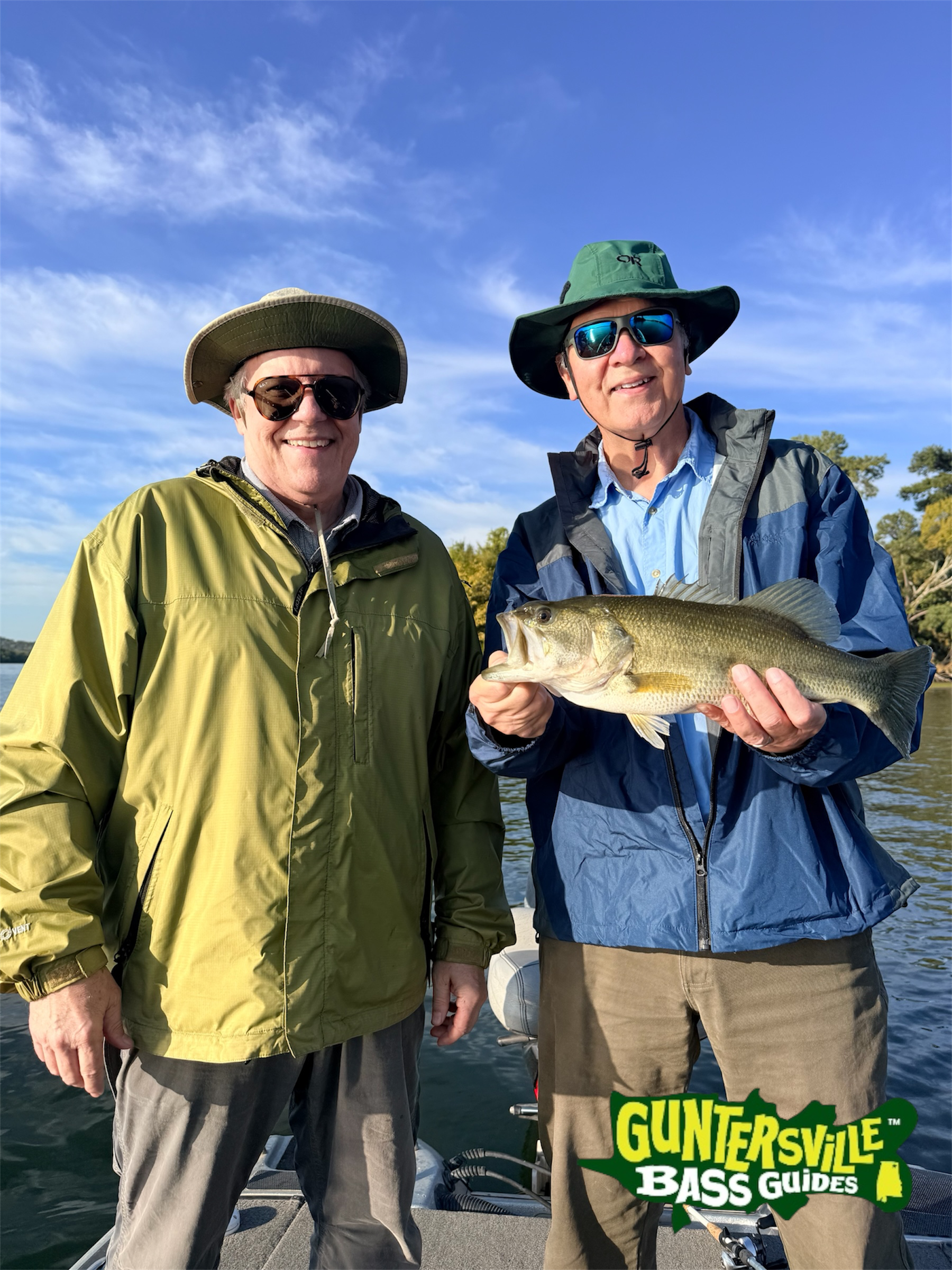 Solid Lake Guntersville largemouth bass caught during October