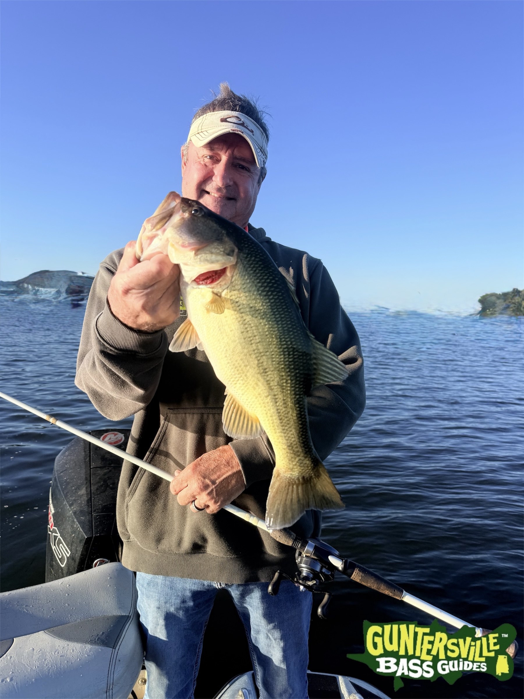 Dale with Lake Guntersville bass