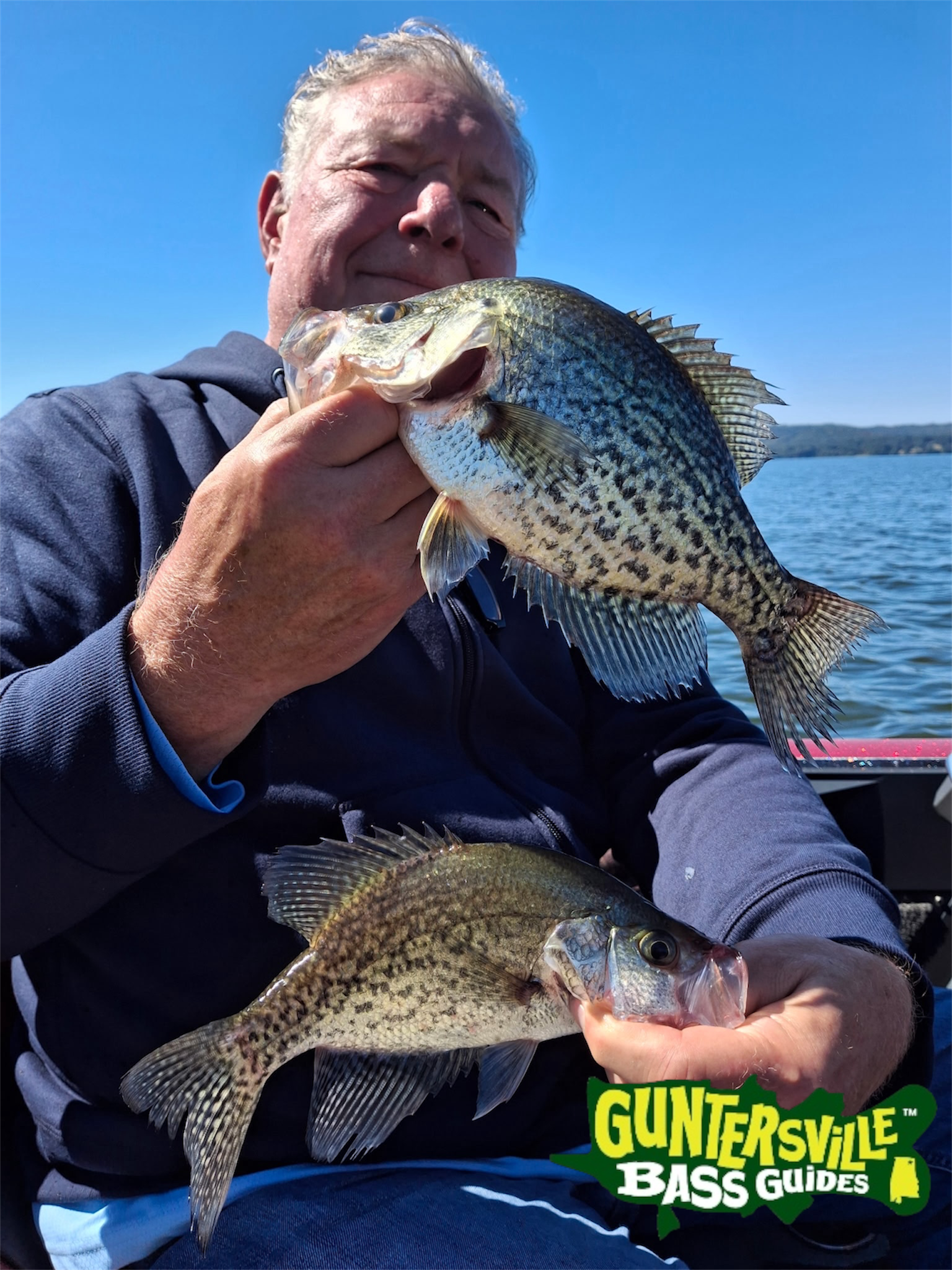 Lake Guntersville crappie guide trip